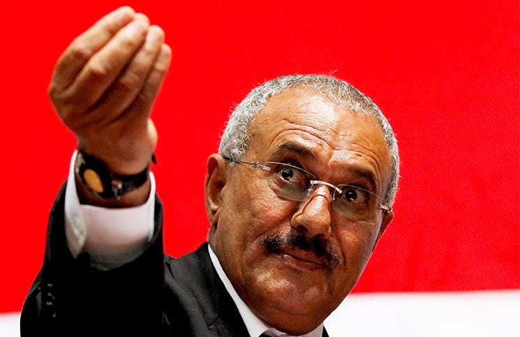 الرئيس اليمني المقتول عالى عبد الله صالح